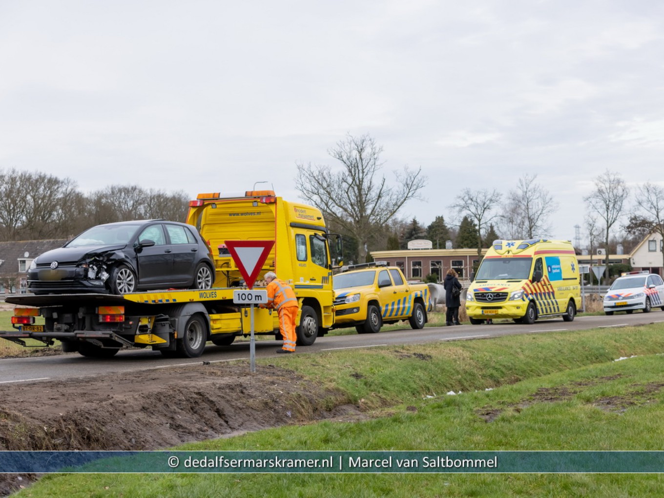 Ongeval met licht letsel Engellandweg Dalfsen