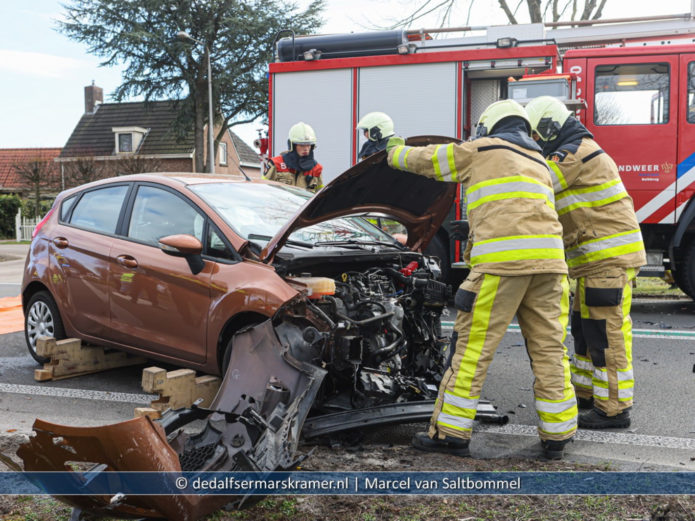 Ongeval met letsel op de N377 in Nieuwleusen