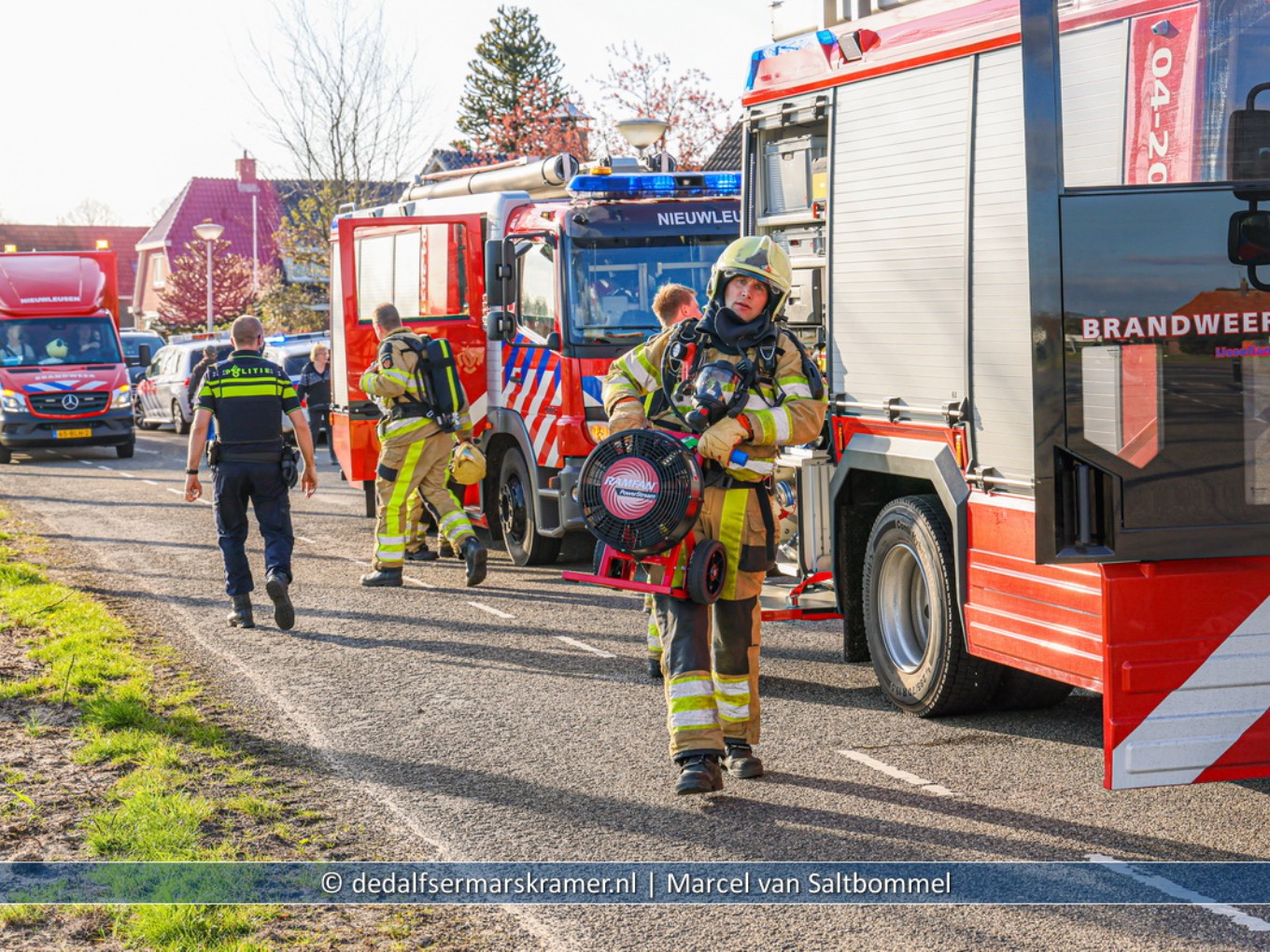 Brandweer uitgerukt voor kelderbrand in Oudleusen