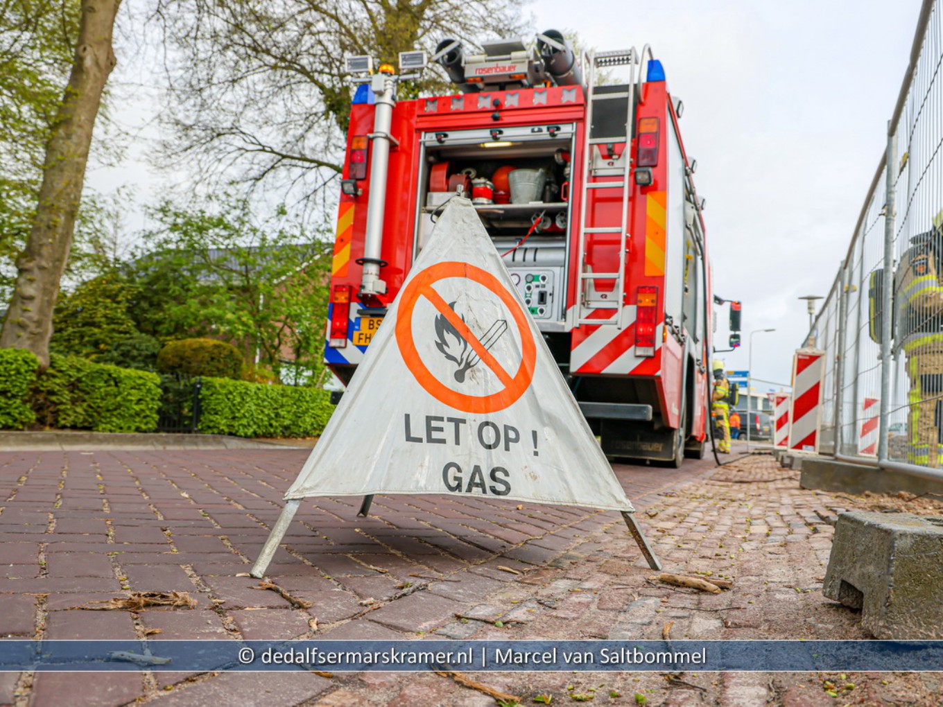 Serieuze gaslekkage in Nieuwleusen