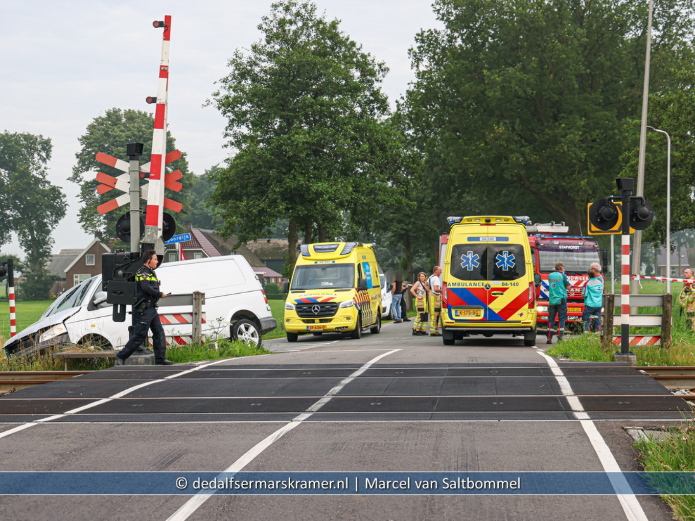 Ongeval op beruchte kruising in Punthorst-Rouveen