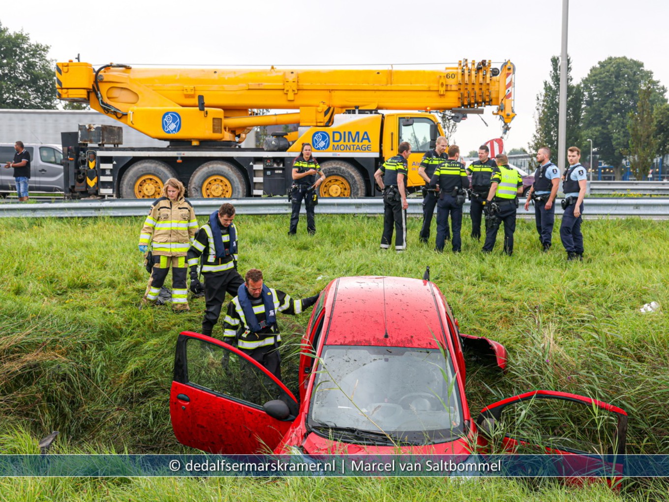 Ernstig ongeval A28 Zwolle
