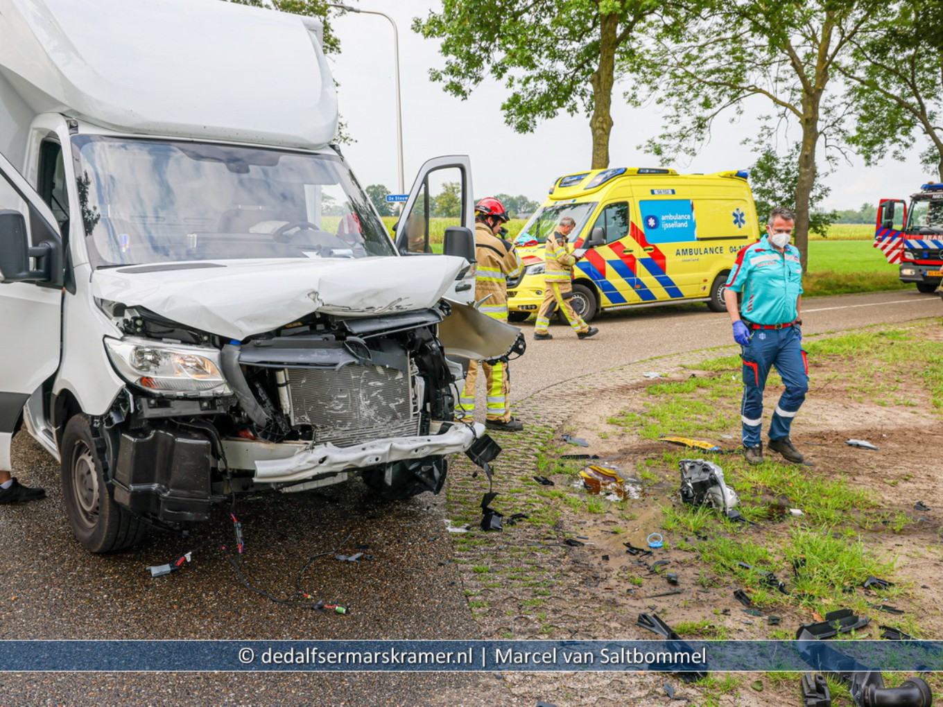 Ongeval met veel schade De Stouwe