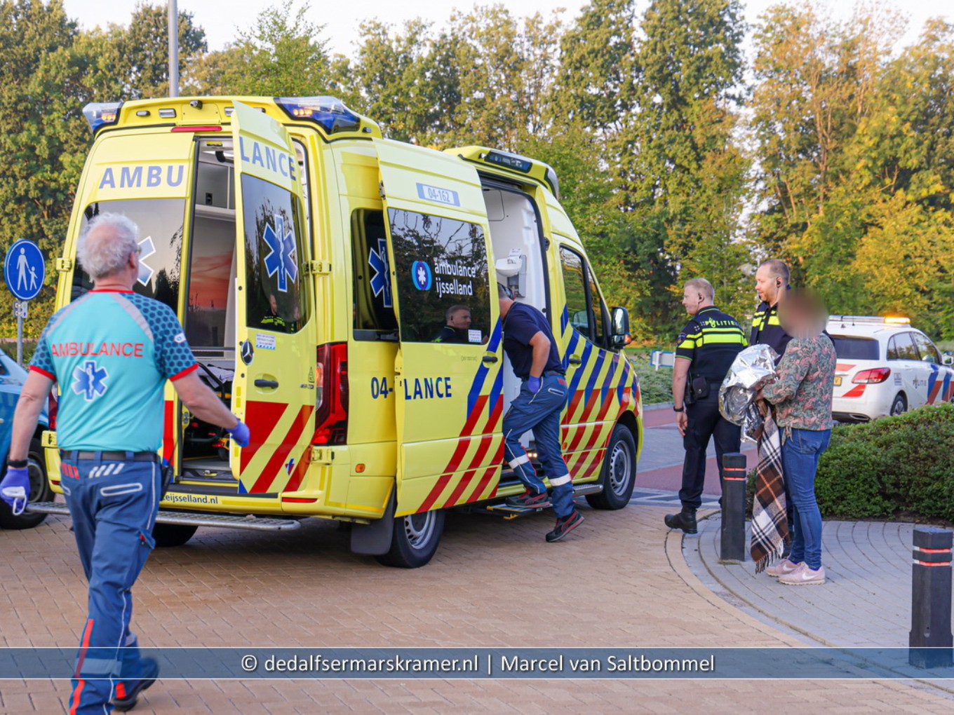 Ongeval auto-fiets Julianalaan-Beatrixlaan