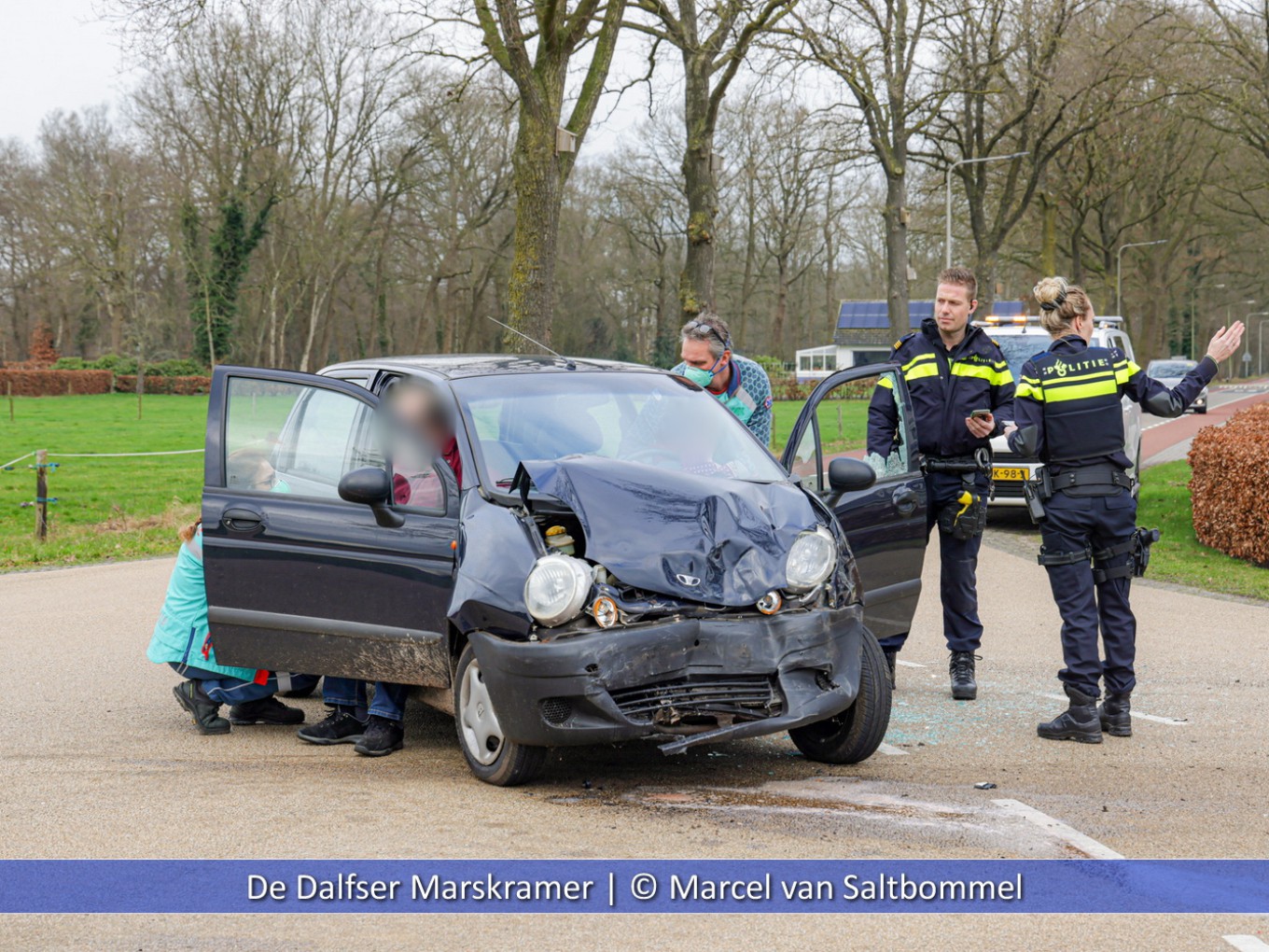 Aanrijding met letsel Middeldijk