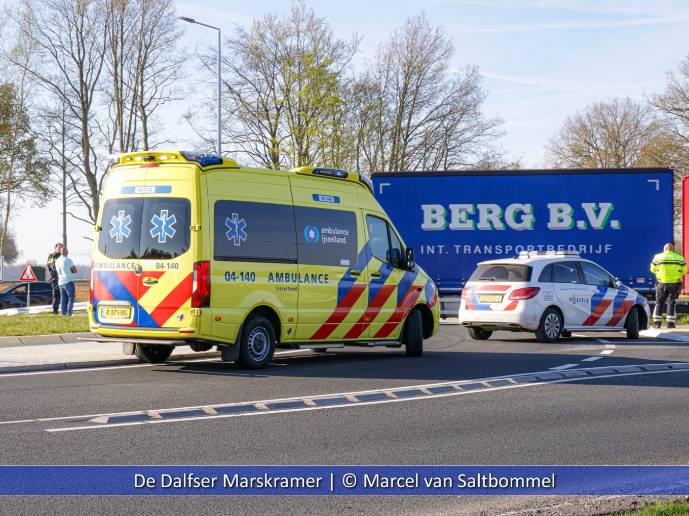 Motorrijder gewond na aanrijding in Oudleusen