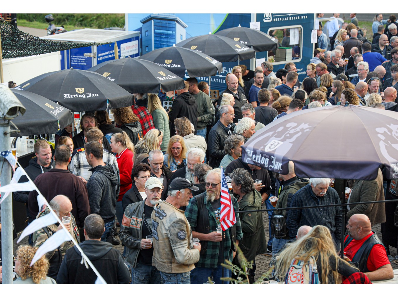 Amerikaans feestje bij Café Calluna