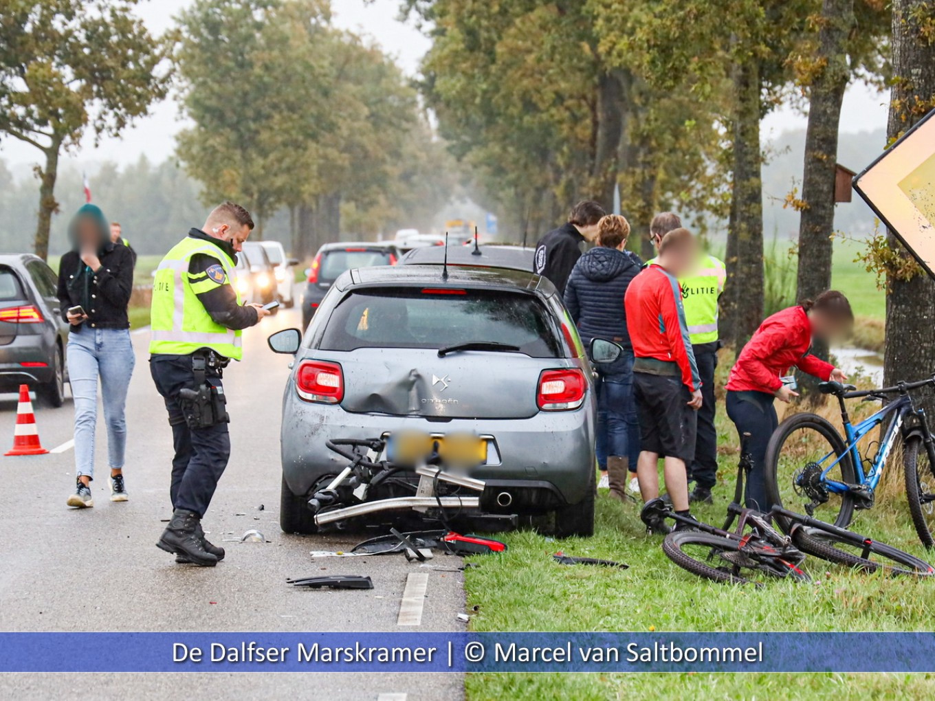 Meerdere voertuigen beschadigd bij aanrijding