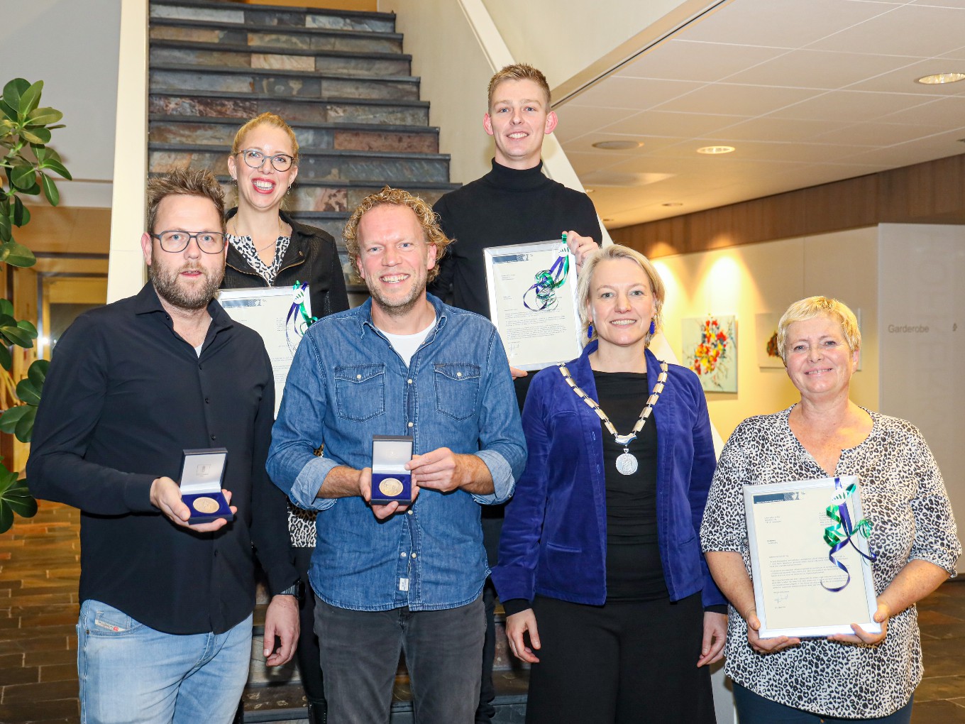 Vijf inwoners onderscheiden door het Carnegie heldenfonds