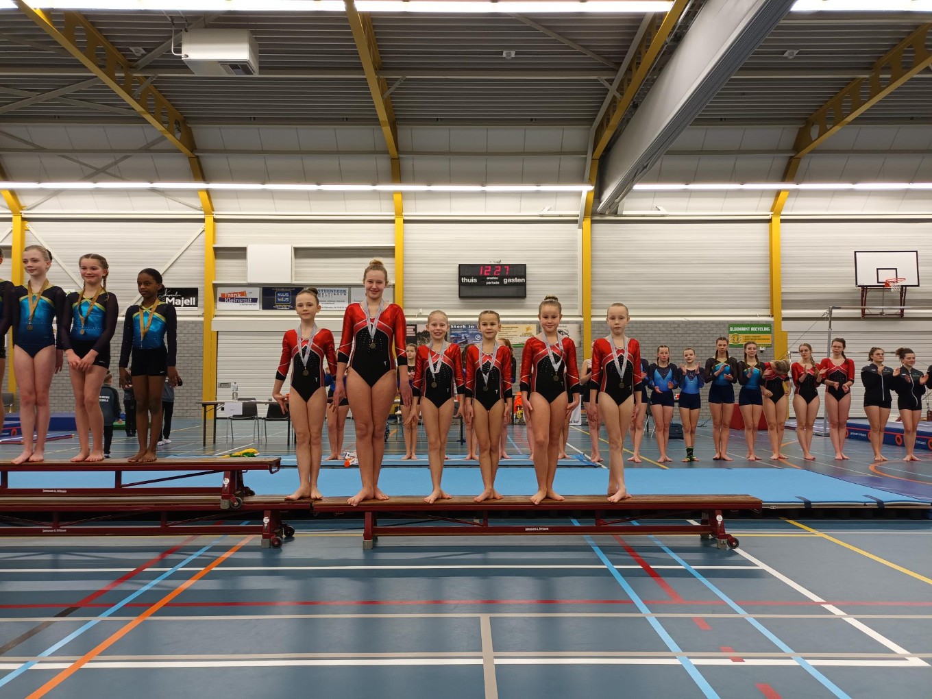 Turnsters GVN staan op het podium