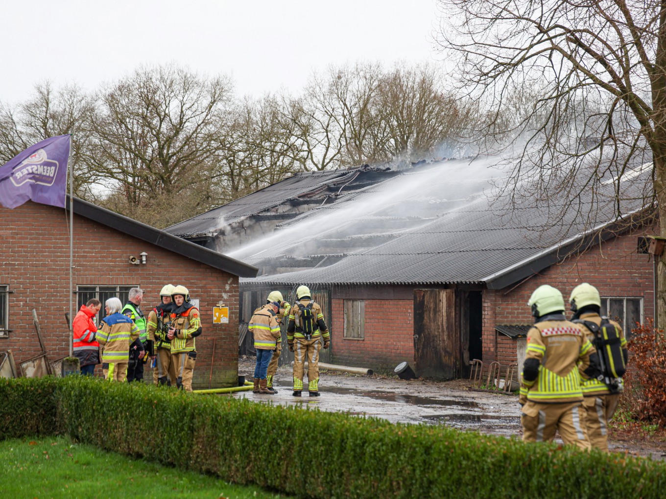 Grote brand in Vilsteren