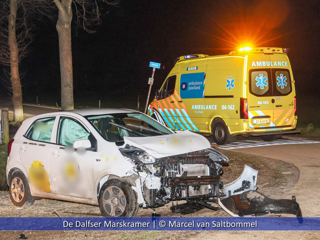 Ongeval kruising Middeldijk-Dommelerdijk