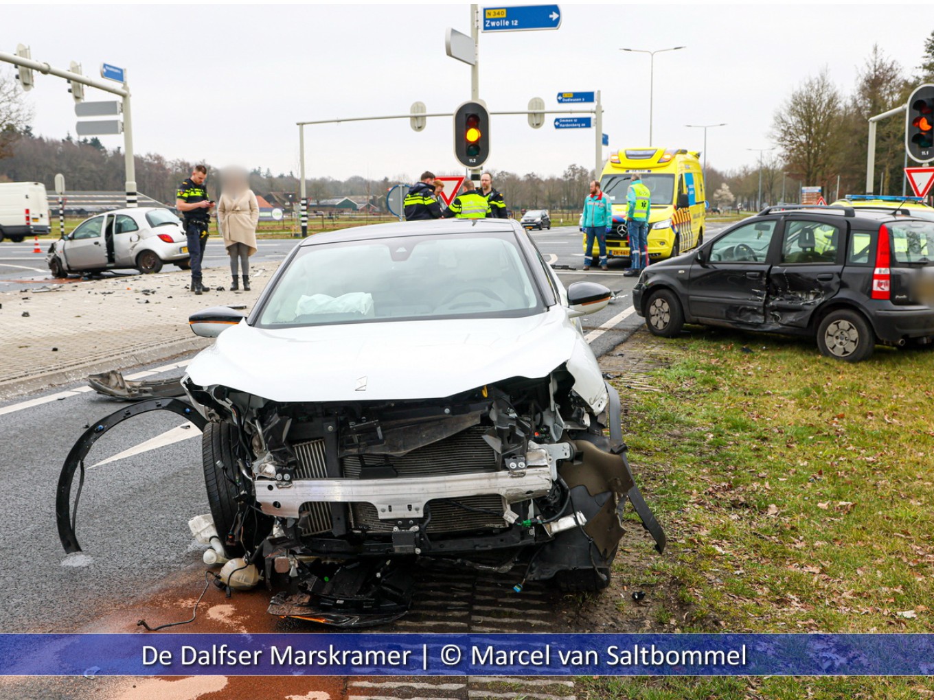 Forse aanrijding Hessenweg-Dedemsweg Dalfsen