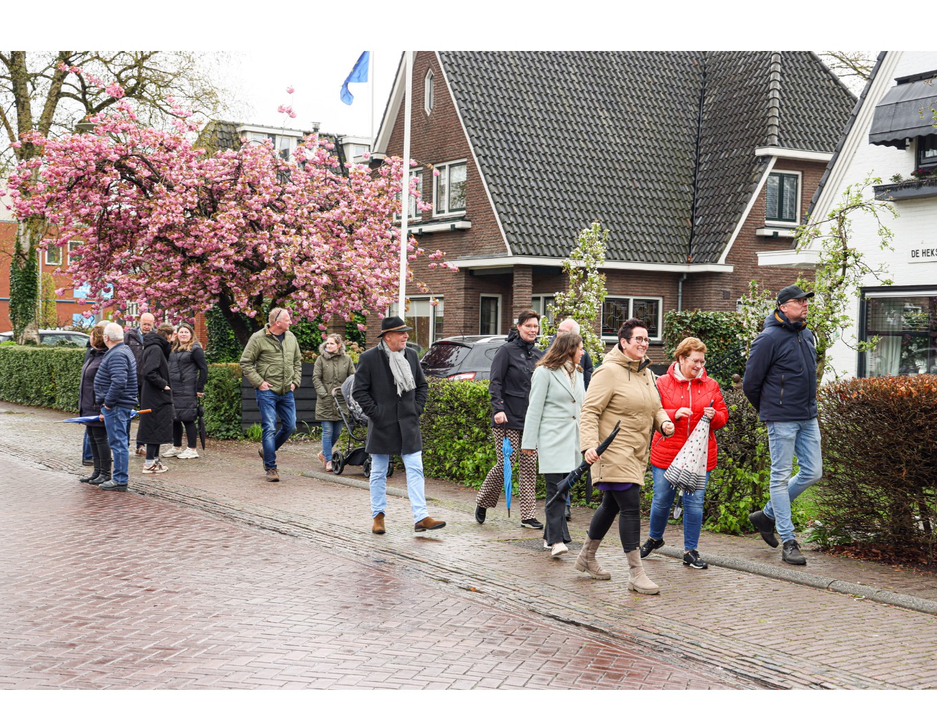 Dorpswandeling voor toekomstvisie Backxlaan in Nieuwleusen