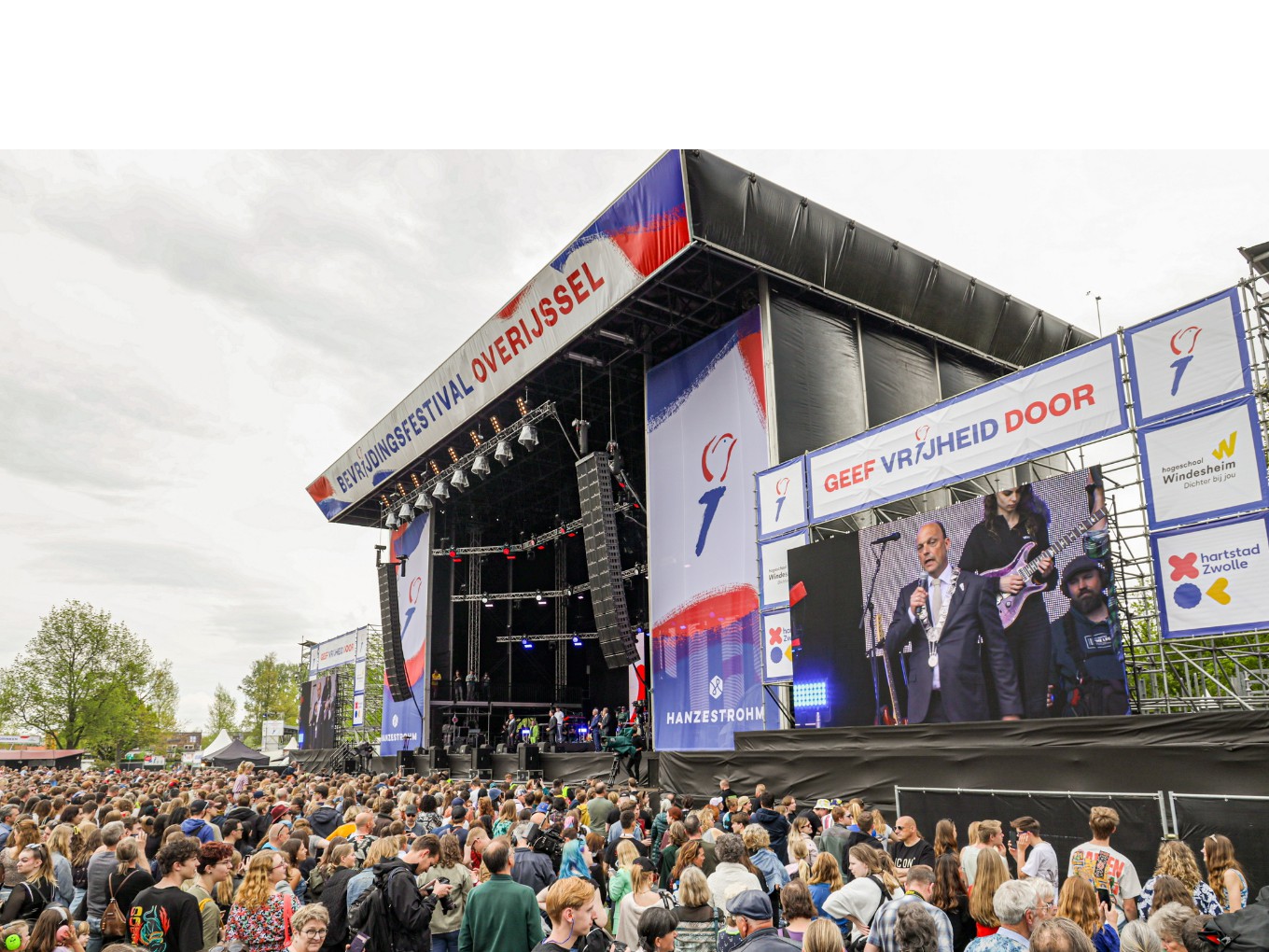 Bevrijdingsfestival Zwolle trekt ook veel bezoekers uit Dalfsen