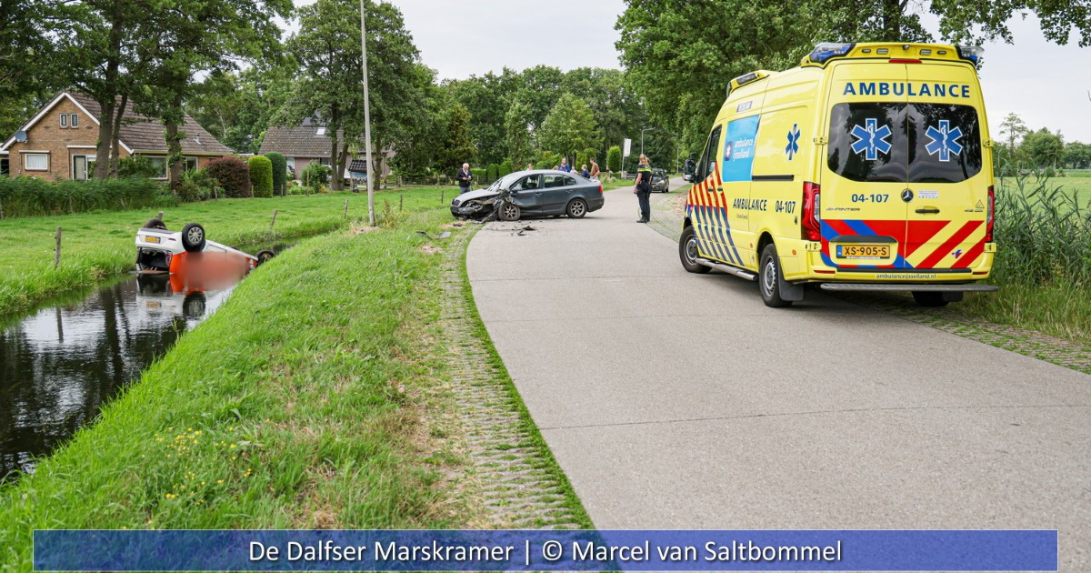 Forse aanrijding op de Schapendijk