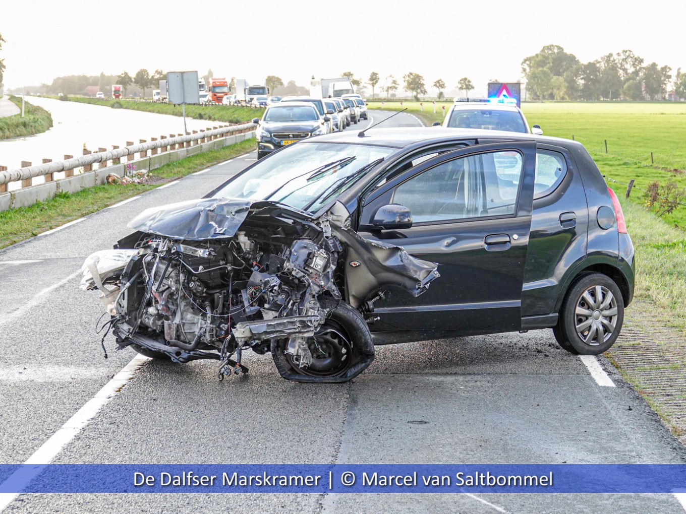 Ongeval N377 Hasselterweg Rouveen