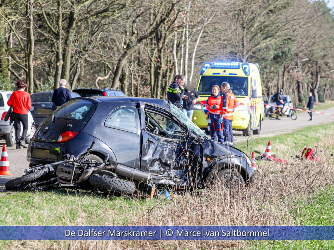 Motorrijders zwaar gewond bij ongeval