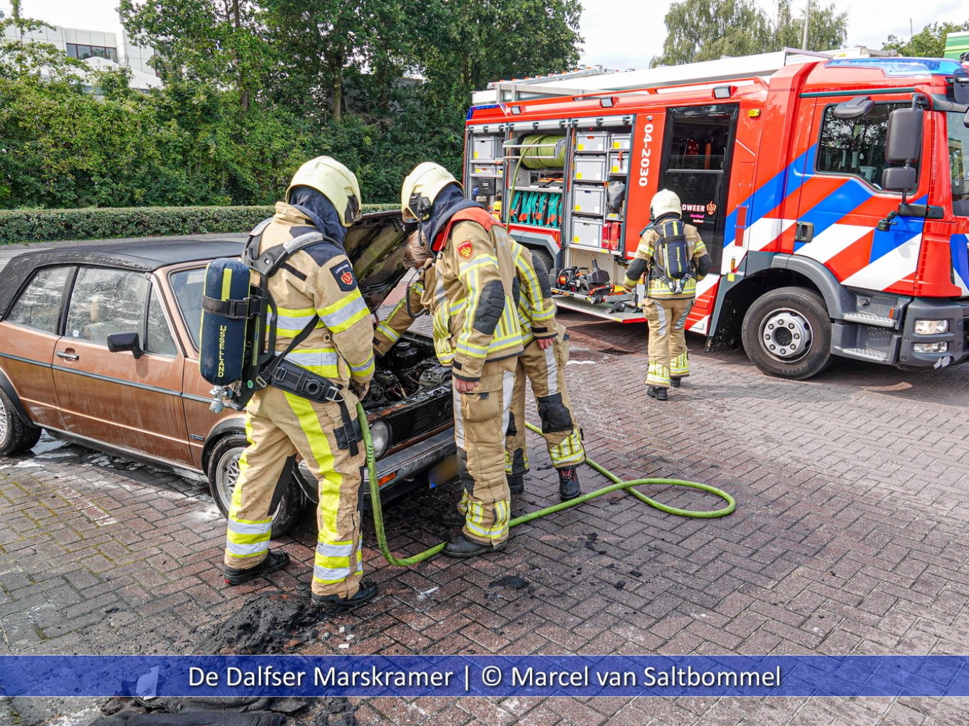 Autobrand Rondweg Dalfsen