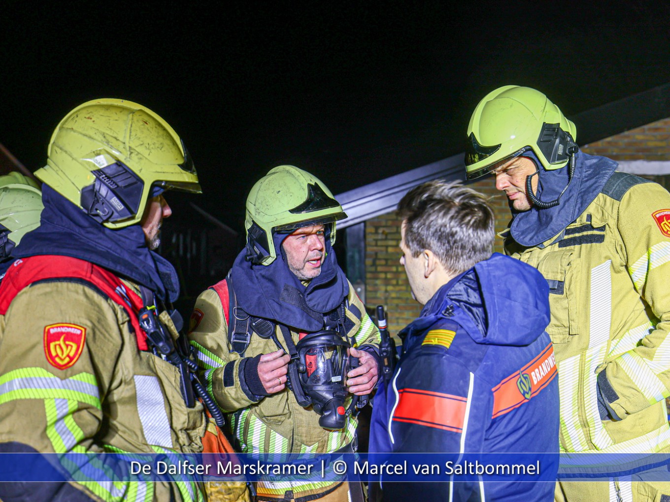 Brandweer rukt uit voor melding Hoevenweg