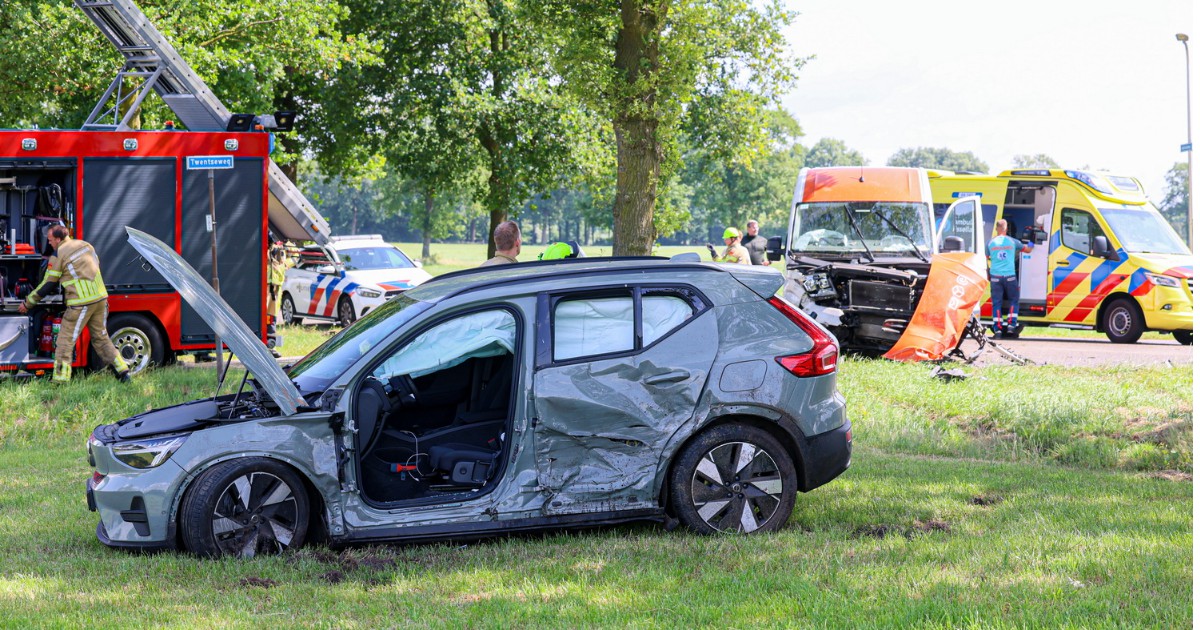 Ongeval met twee gewonden Lemelerveld