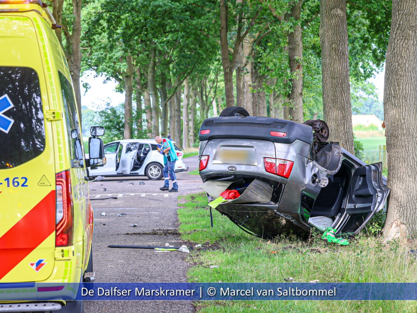 Forse aanrijding Petersweg-Korenweg