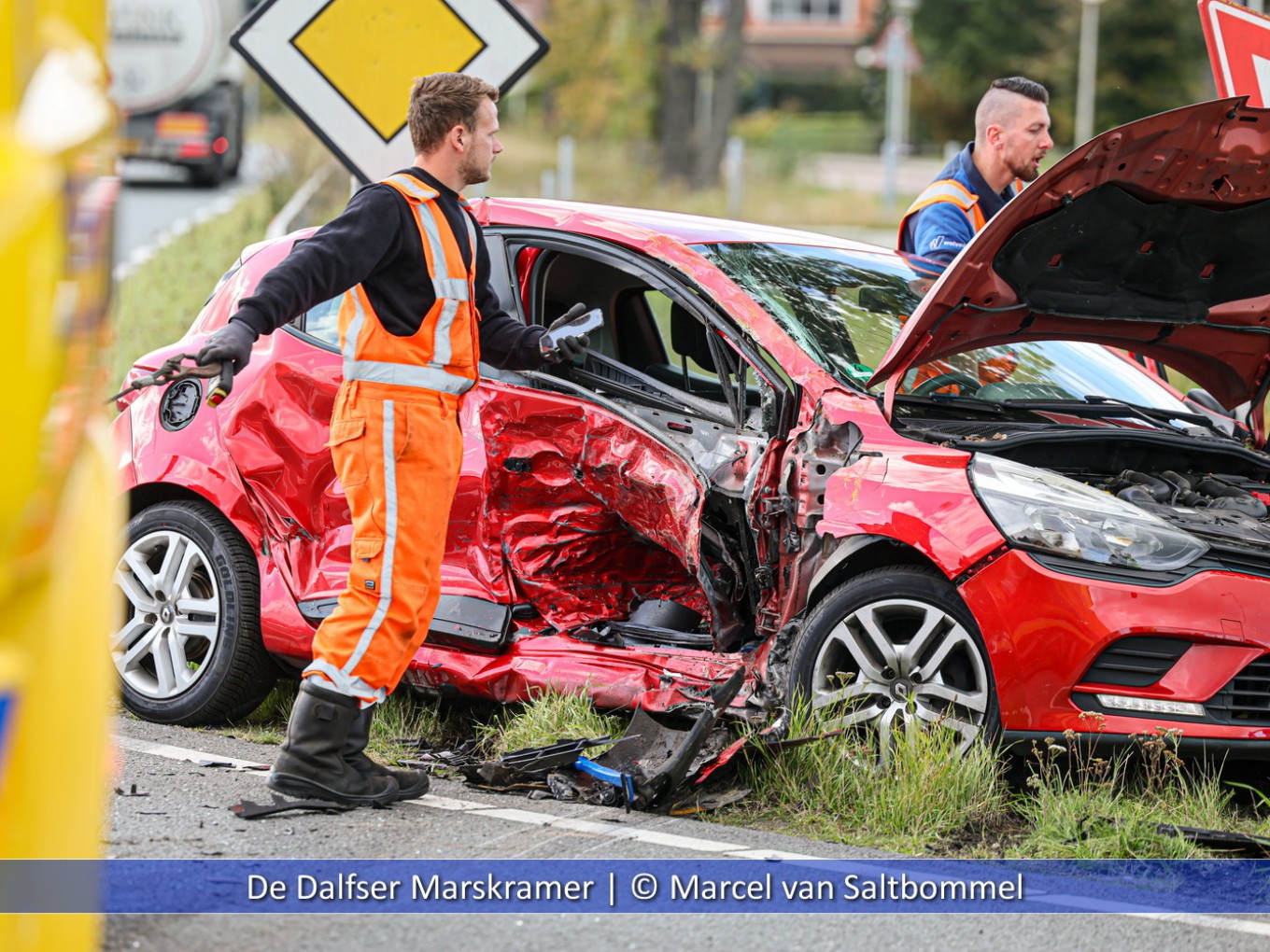 Aanrijding letsel N340 Oudleusen