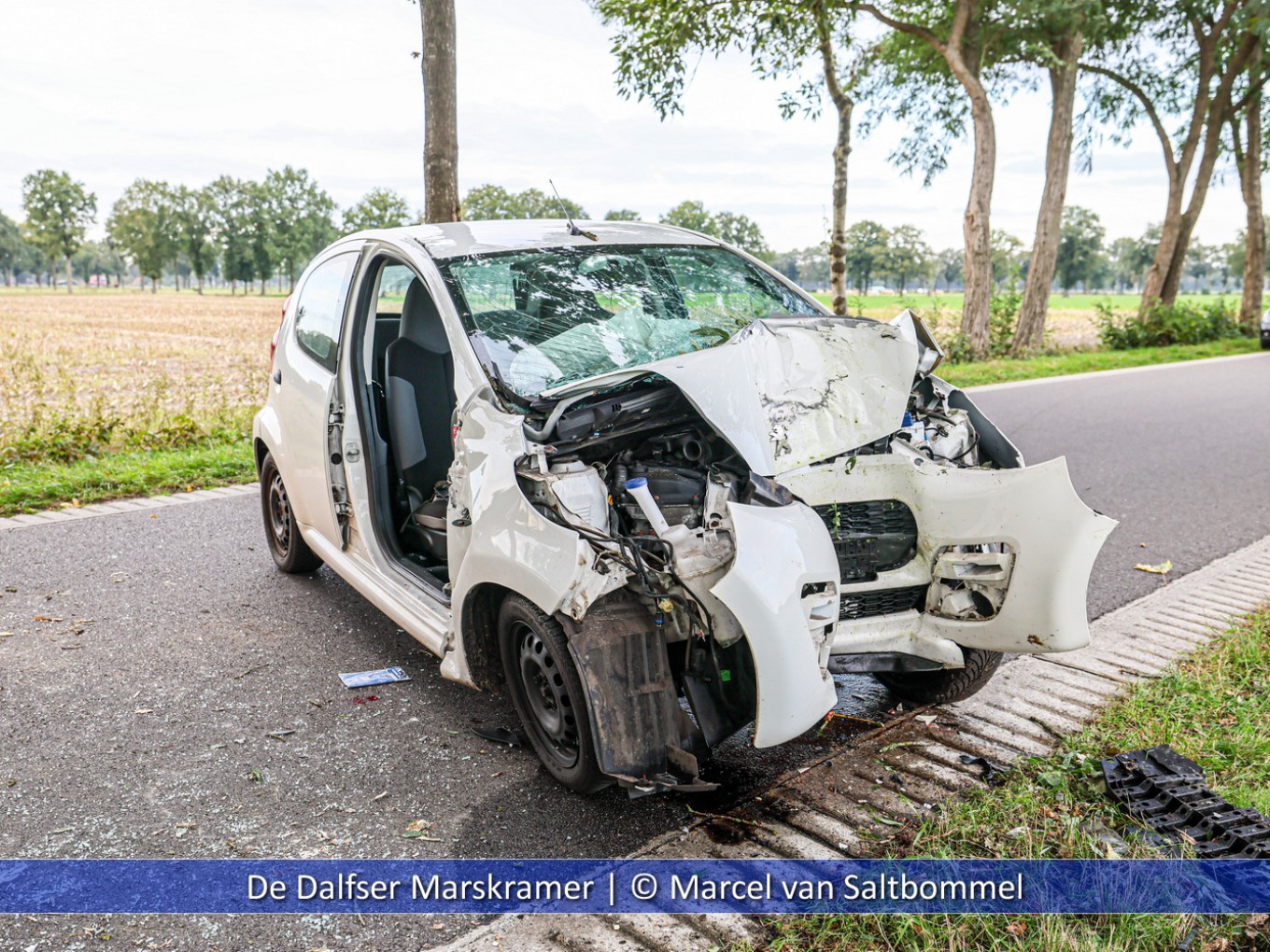 Bestuurster gewond na ongeval