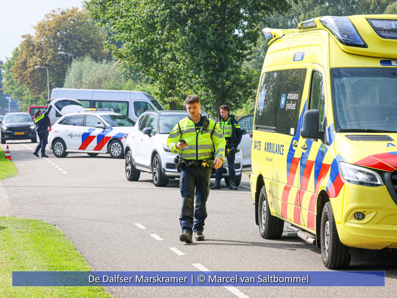 Ongeval op de kruising Korteveldweg in Lemele