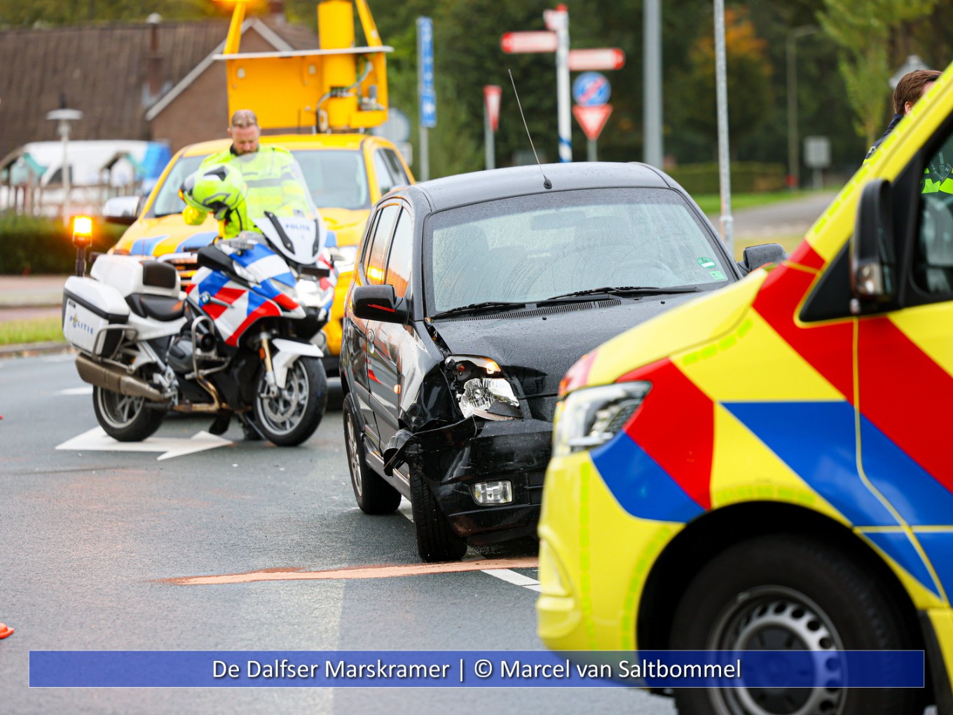 Aanrijding N377 Den-Hulst