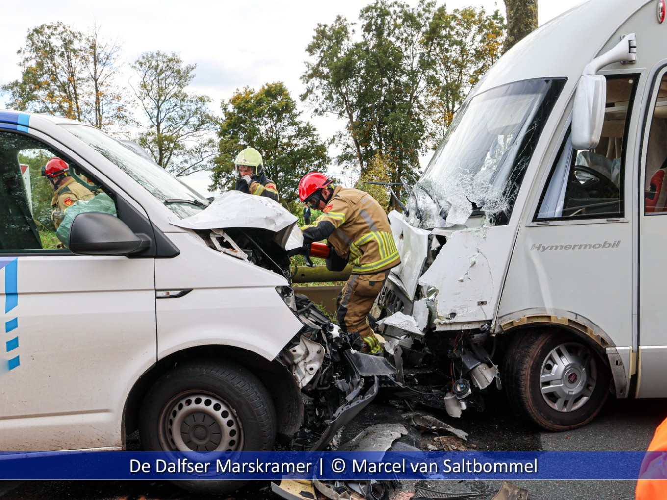 Frontale aanrijding N377