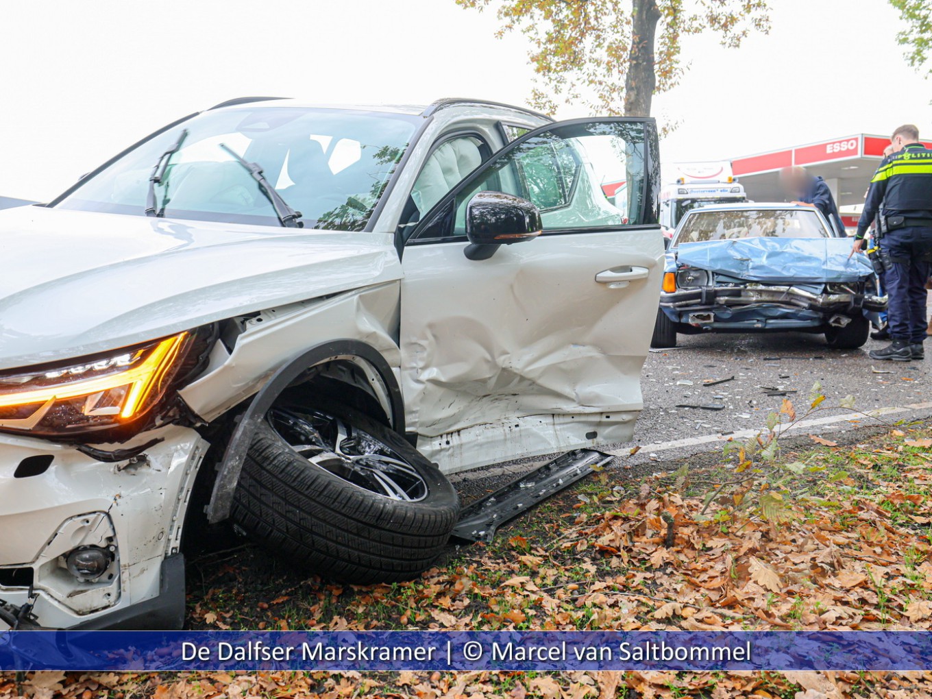 Aanrijding tussen twee auto's