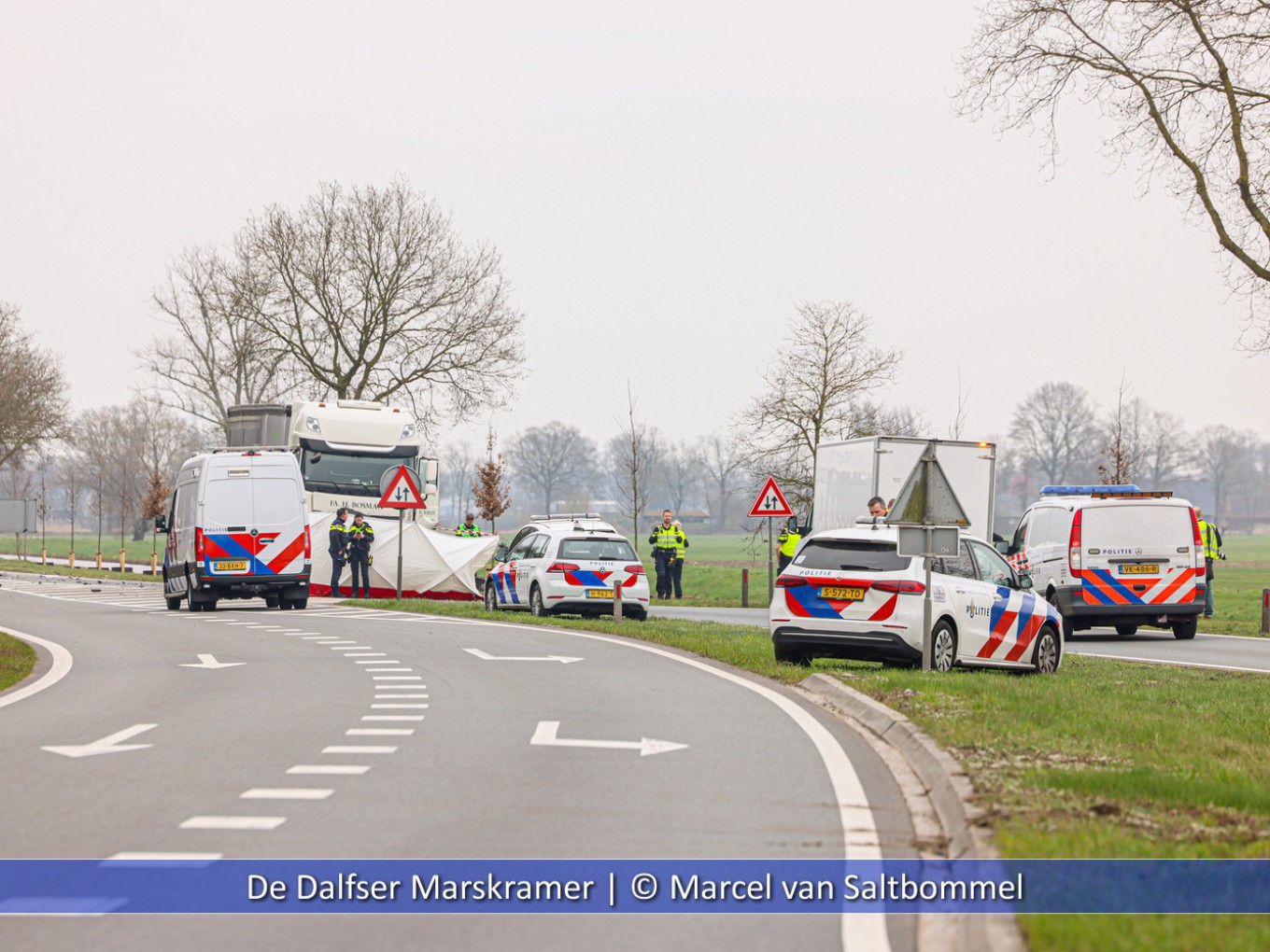 Dodelijk verkeersongeval N377 Lichtmis
