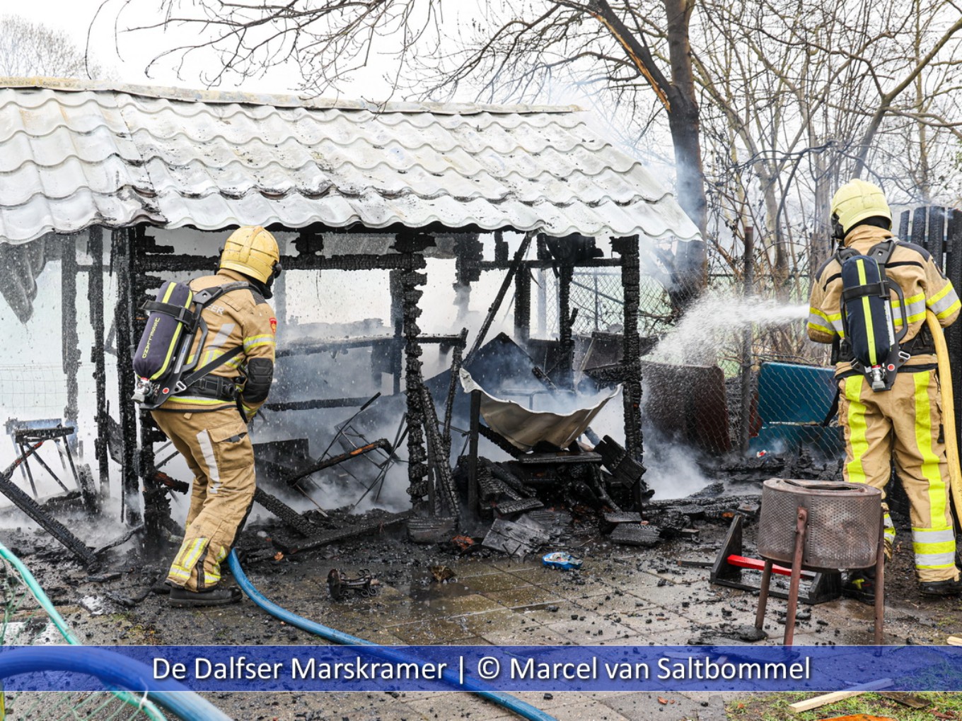 Schuurbrand Westeinde Nieuwleusen