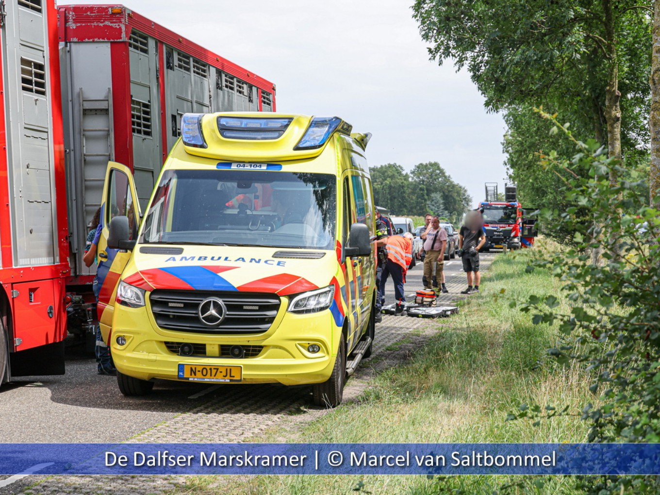 Ernstig ongeval met wielrenner