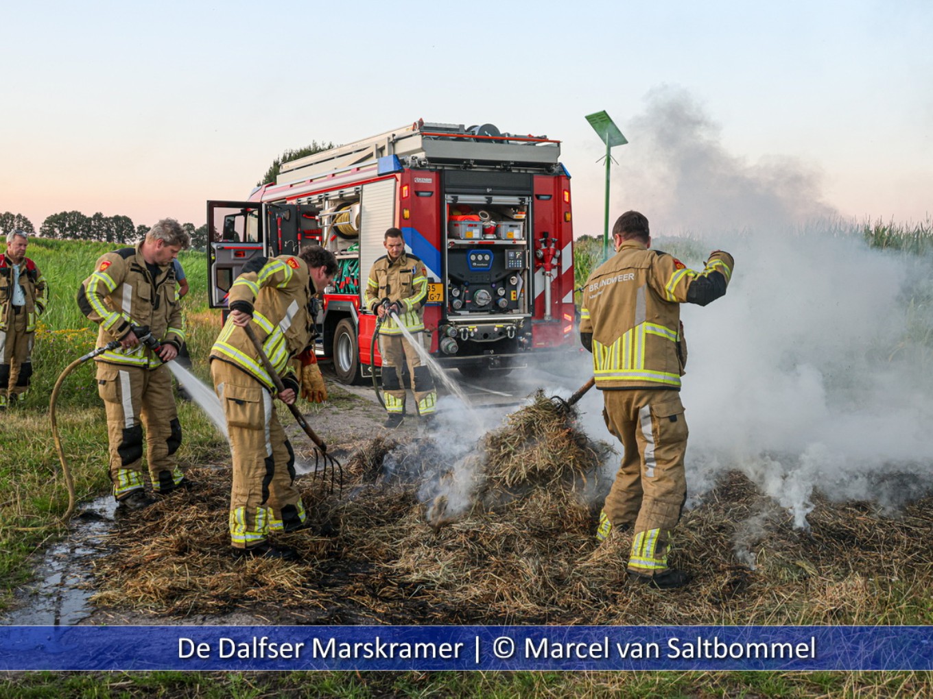 Diverse afvalbranden omgeving Lichtmis