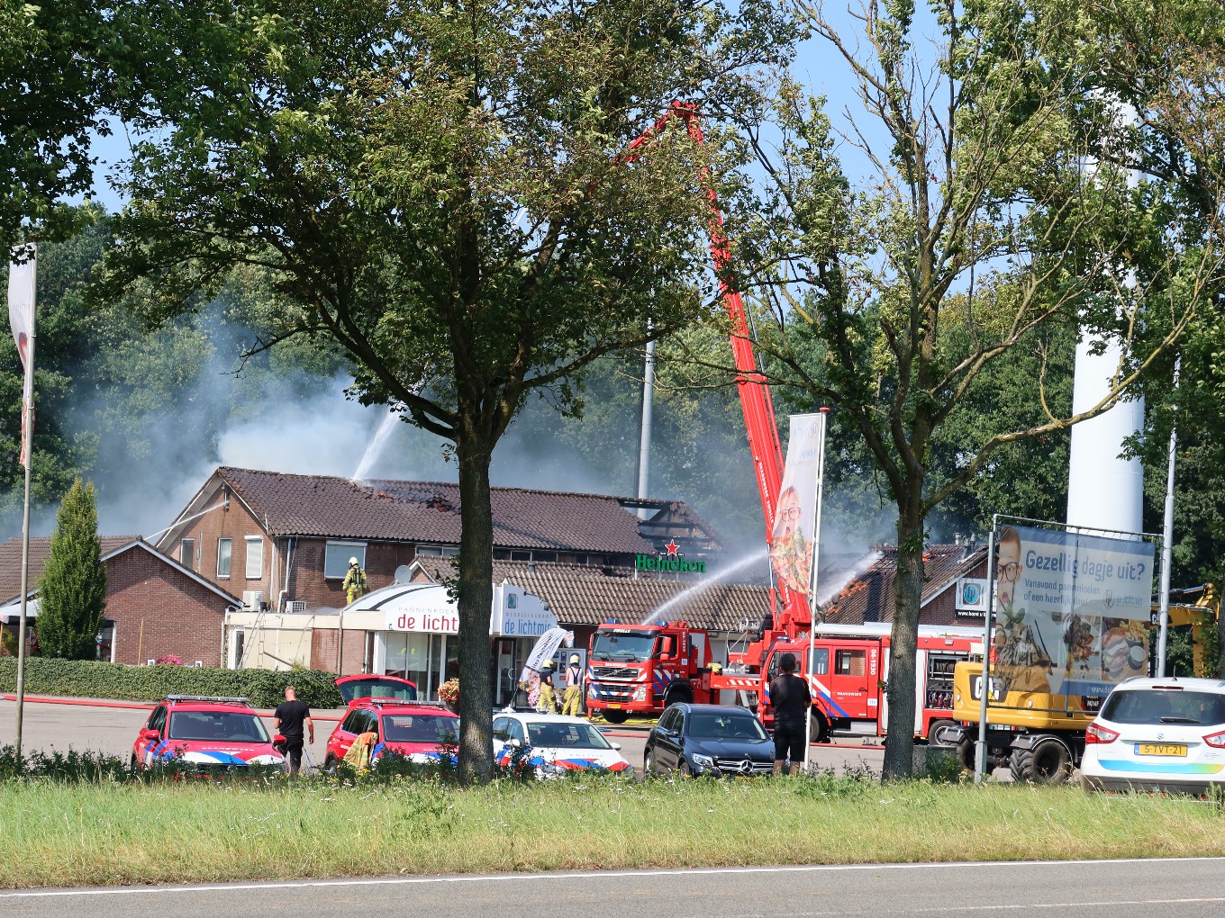 Brand treft Wegrestaurant De Lichtmis