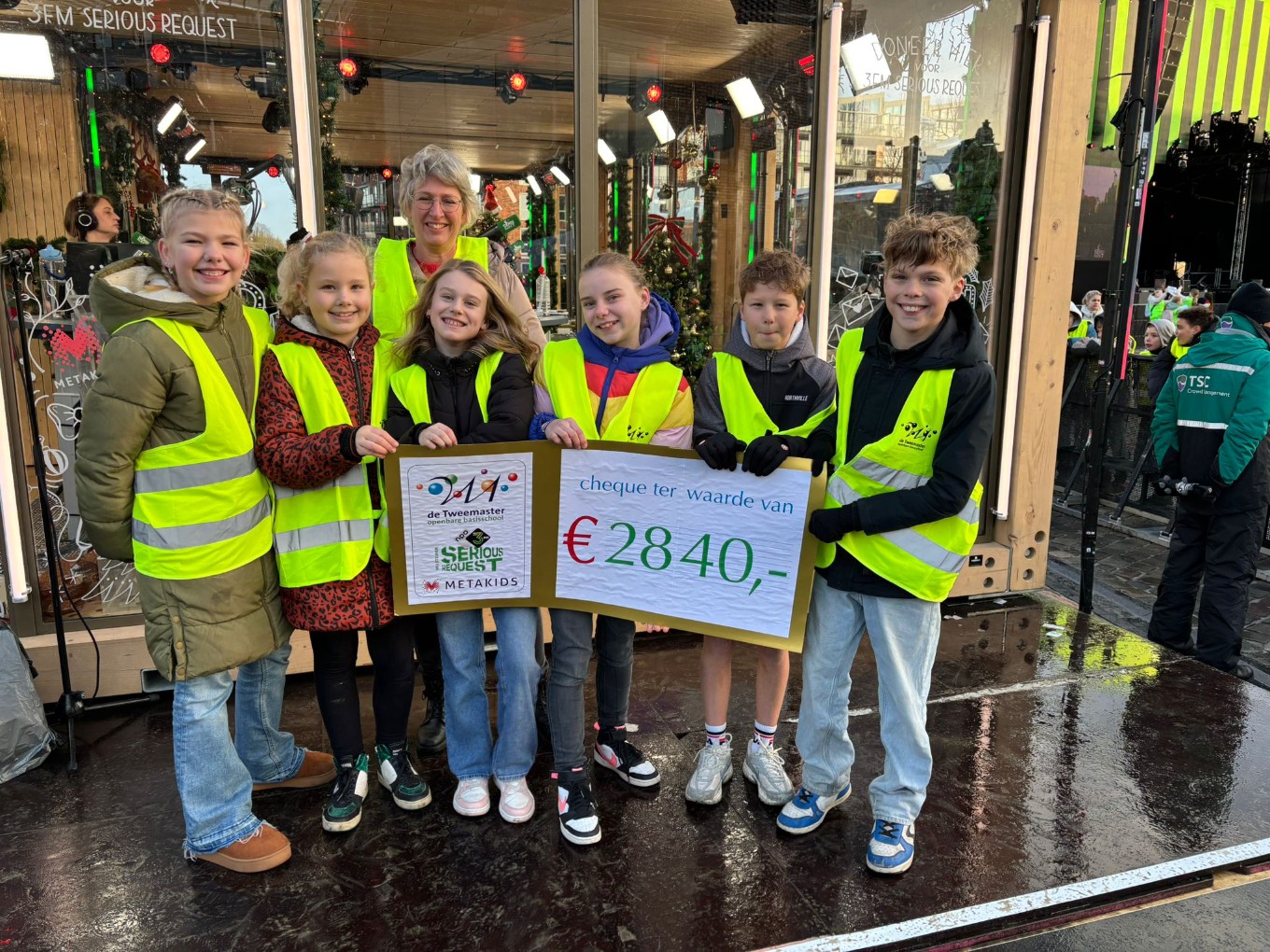 De Tweemaster zamelt 2.840 euro in voor Metakids