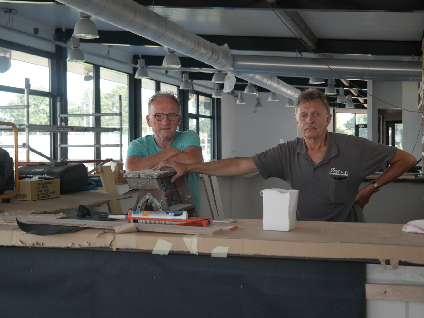 Nieuwbouw clubgebouw SV Nieuwleusen: ‘Kom eens kijken hoever we al zijn’