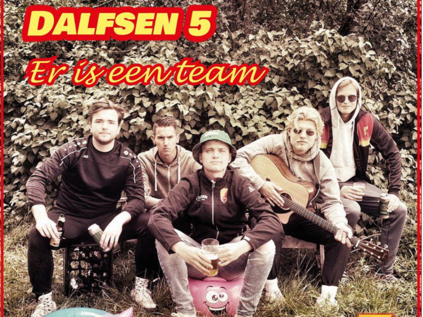 Spelers van SV Dalfsen 5 slaan muzikale weg in