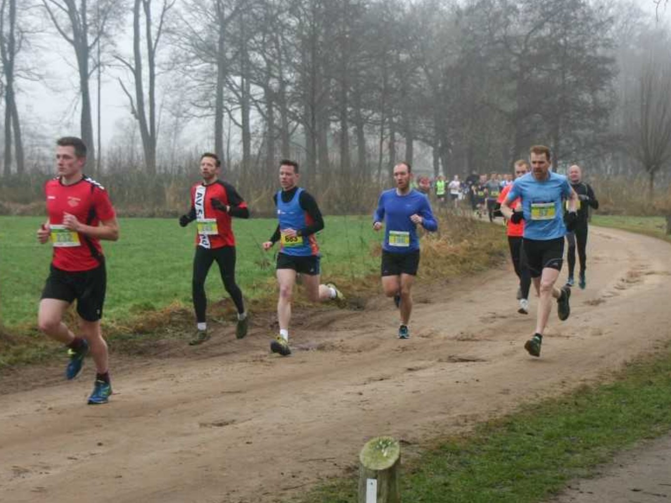 Crossloop langs landgoederen in Hoonhorst