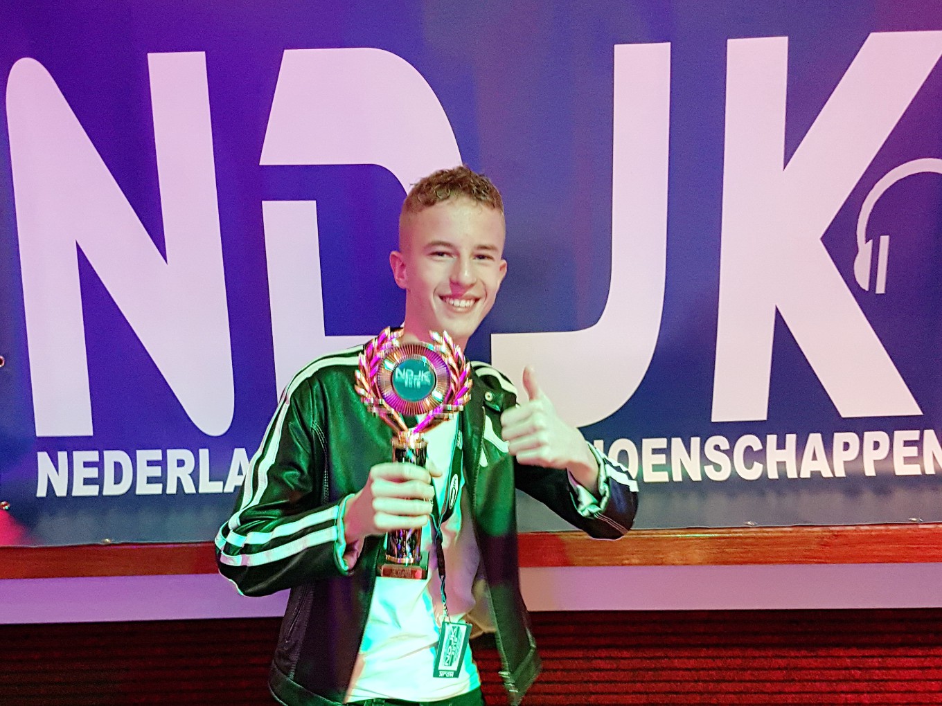 DJ Florian van den Bosch Nederlands Kampioen