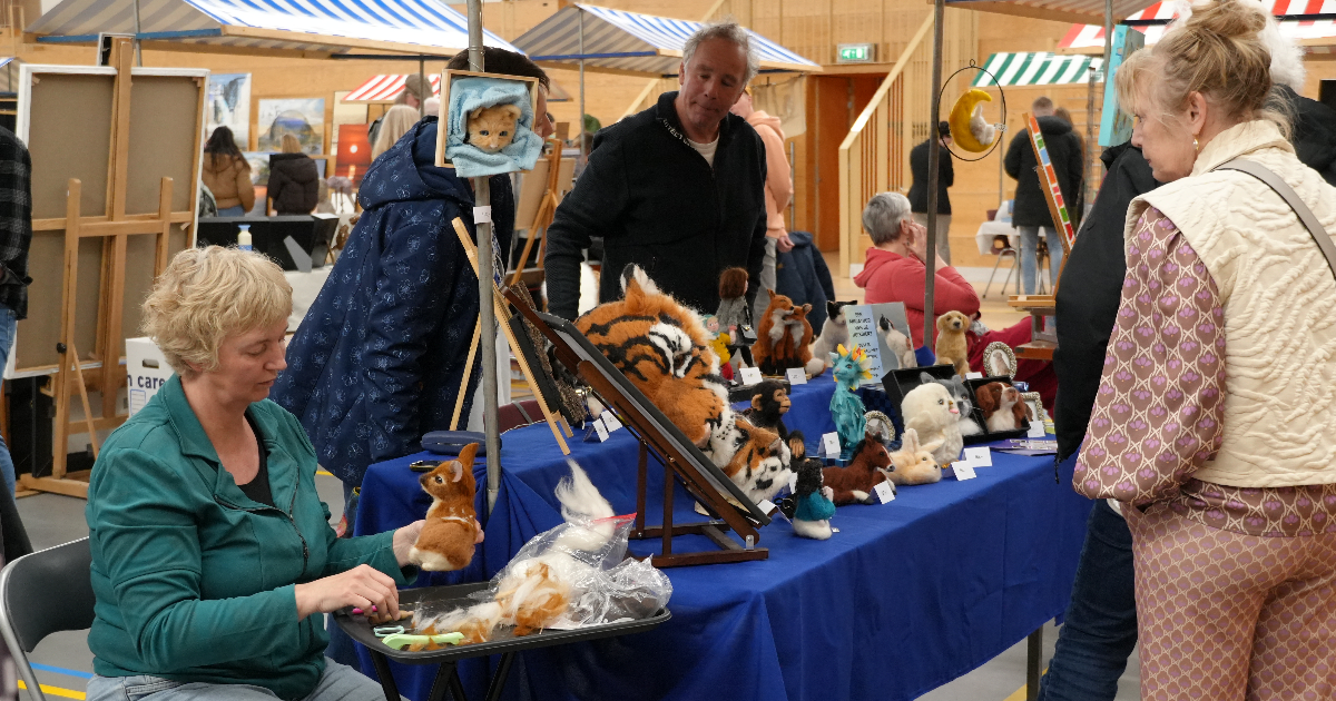 Veel belangstelling voor kunstmarkt in Trefkoele+ Dalfsen