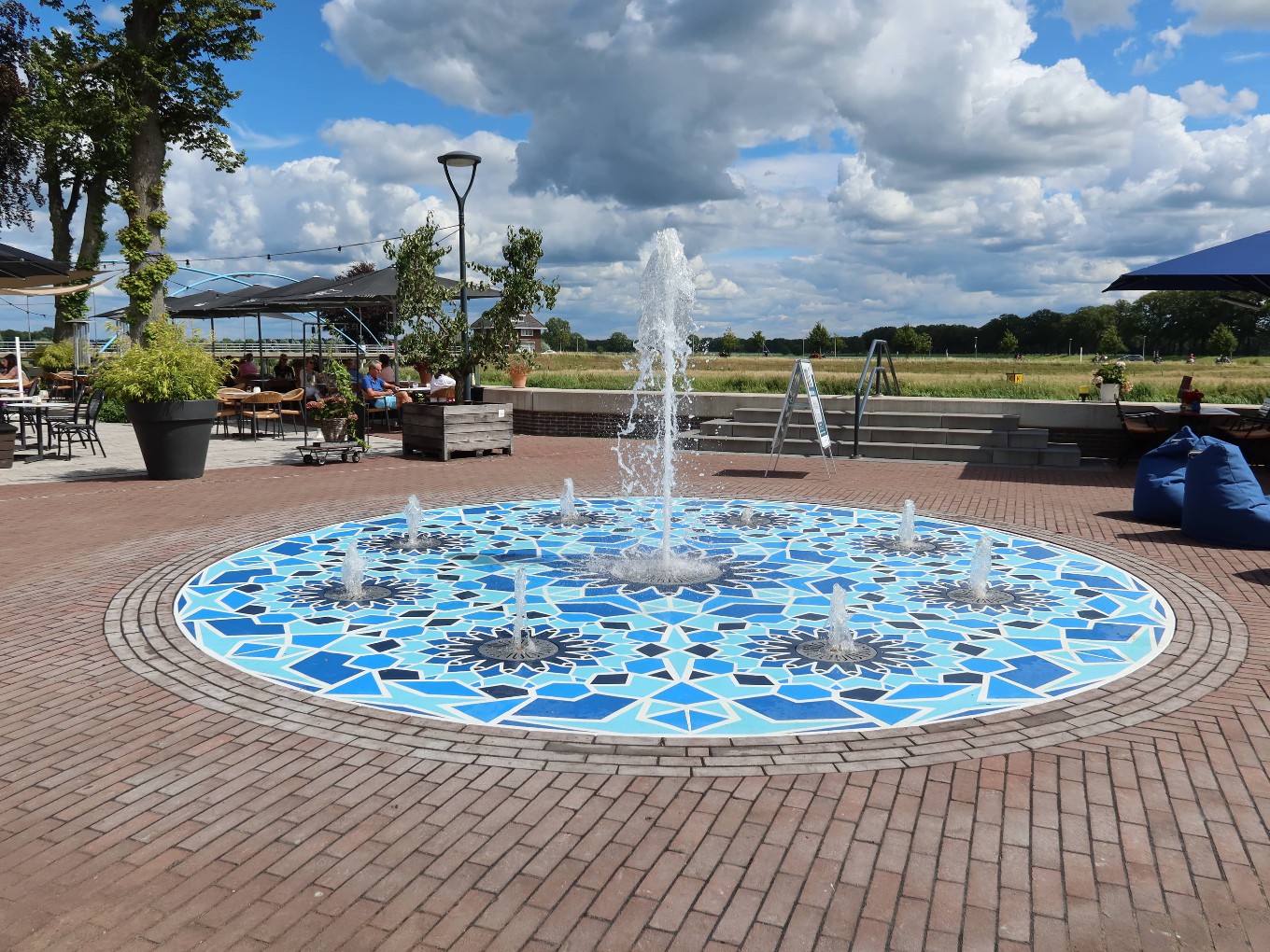 Fontein Waterfront Dalfsen doet het weer