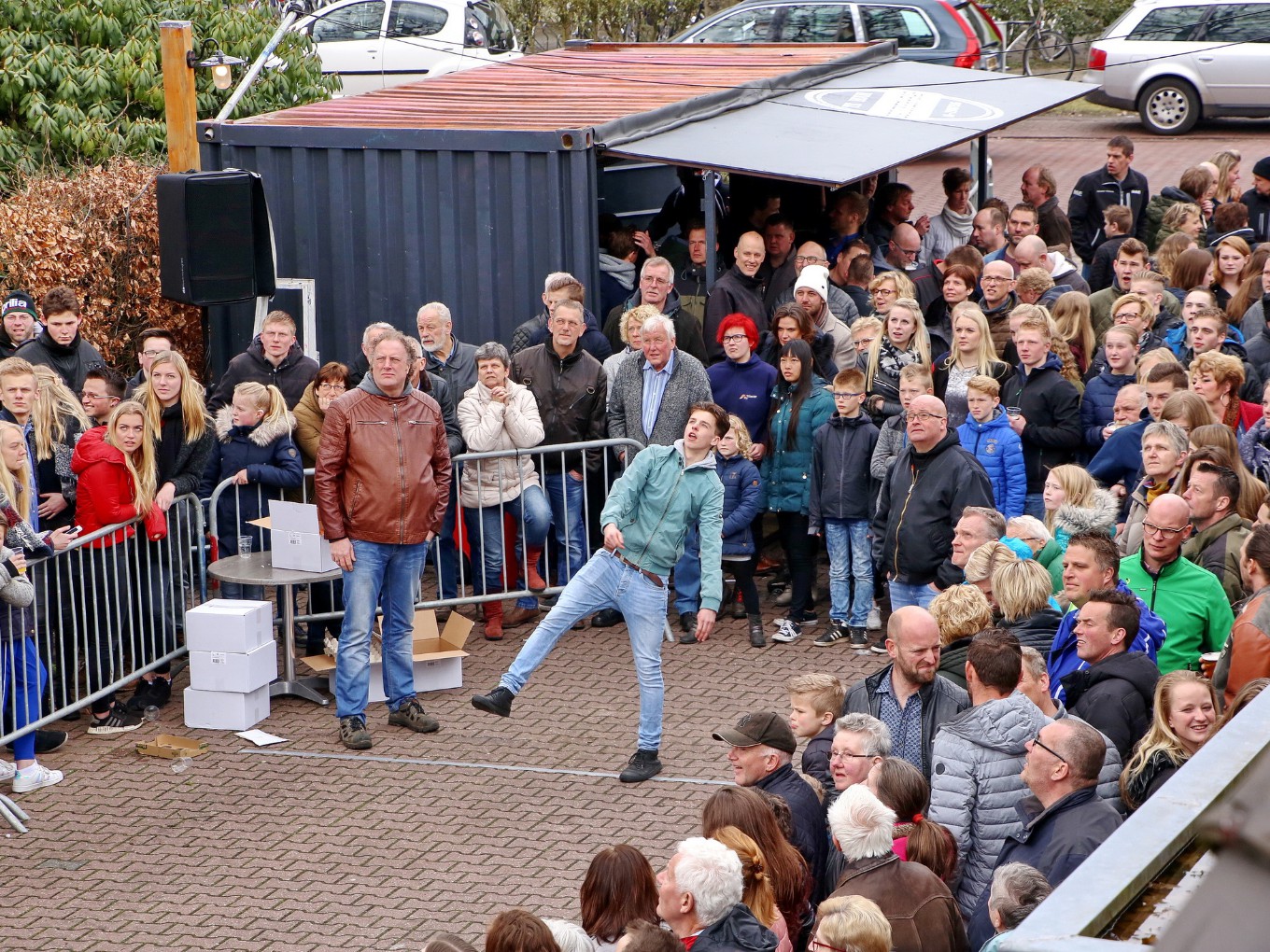 NK Eierengooien bij ’t Witte Peerd in Nieuwleusen