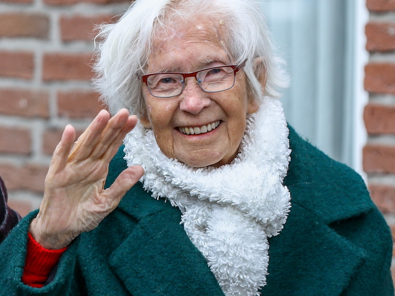 Mevrouw Luttel werd verrast op haar 95e verjaardag