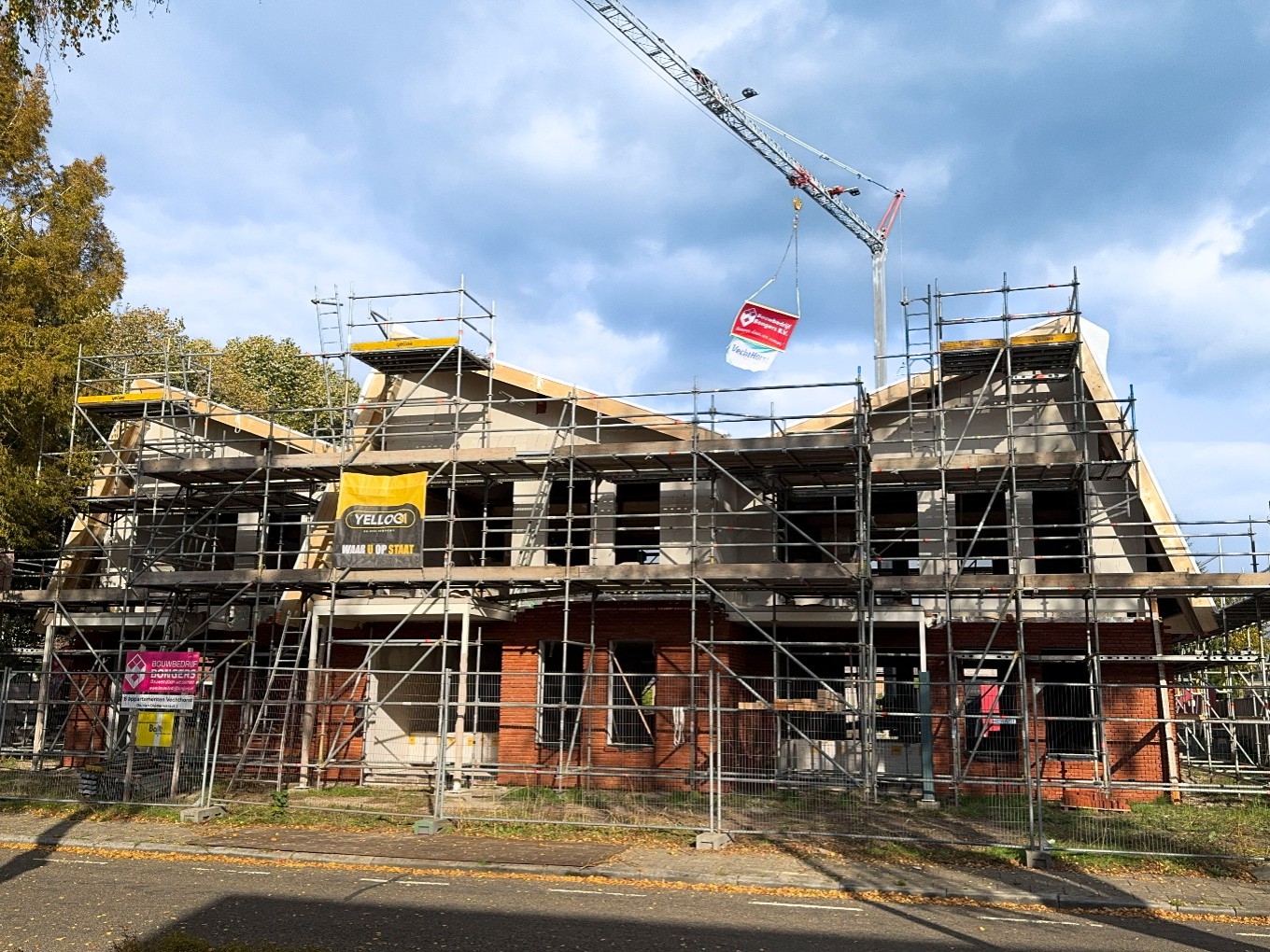 Archieffoto van het hoogste punt. Foto Woonstichting VechtHorst.