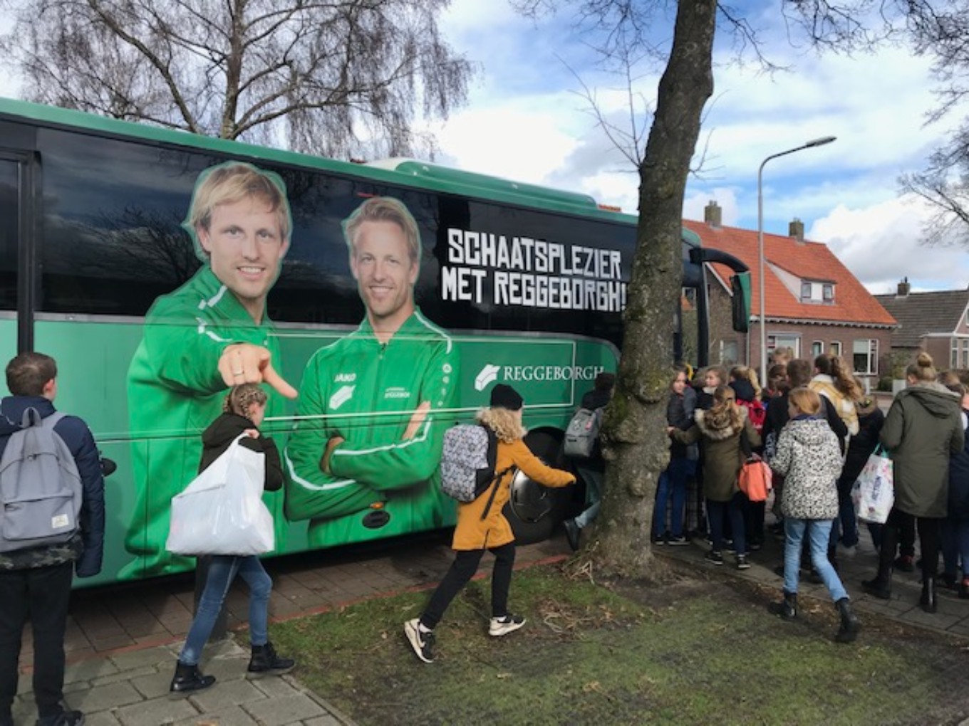 Basisschool De Zaaier Nieuwleusen: geen winter, toch op de schaats