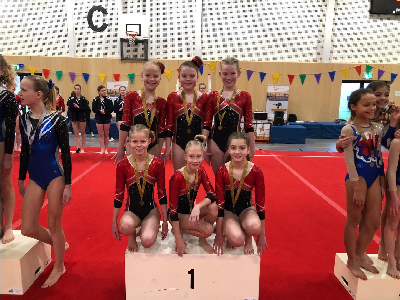 Goud voor turnsters GVN Nieuwleusen