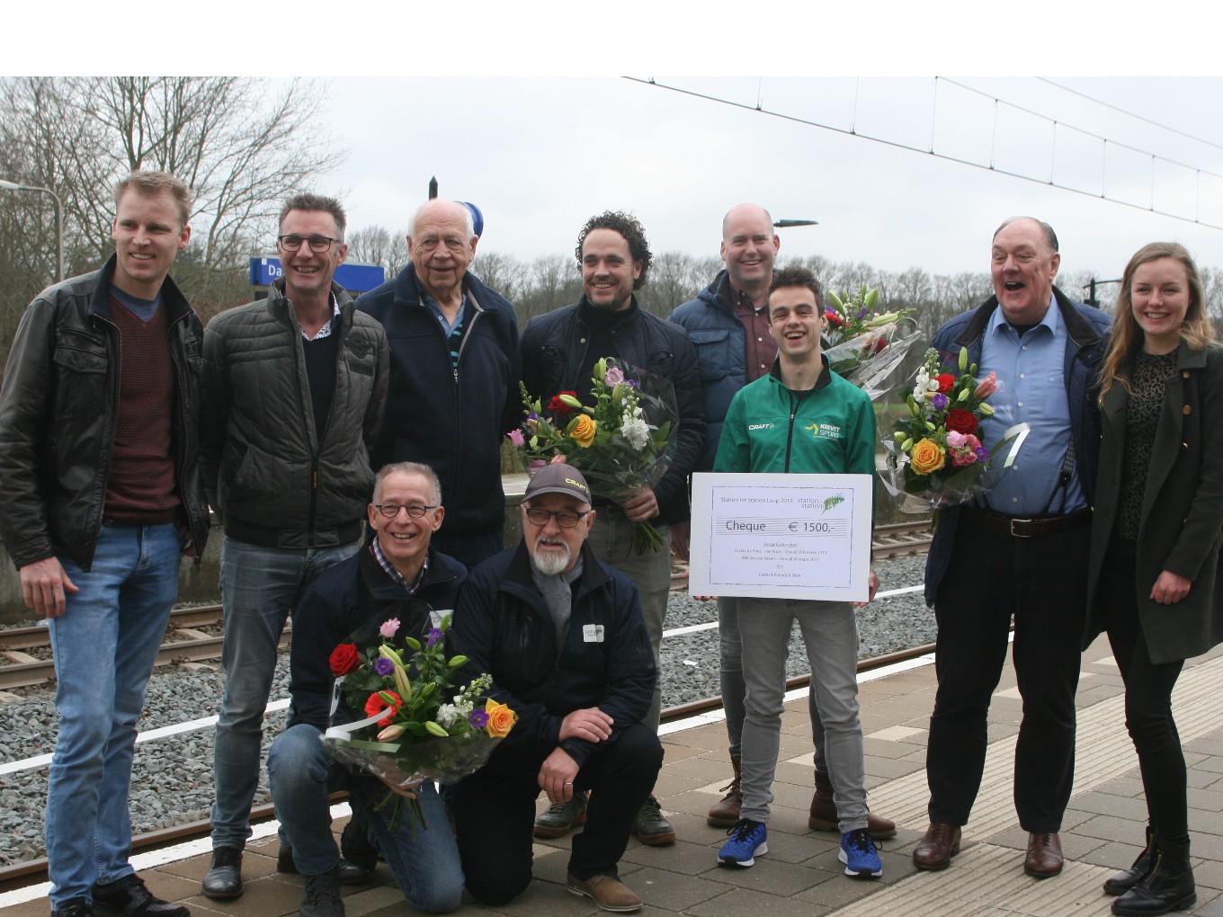 Cheque voor 4 SMA van Station tot Stationloop